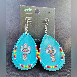 Cactus Navajo Western Earrings